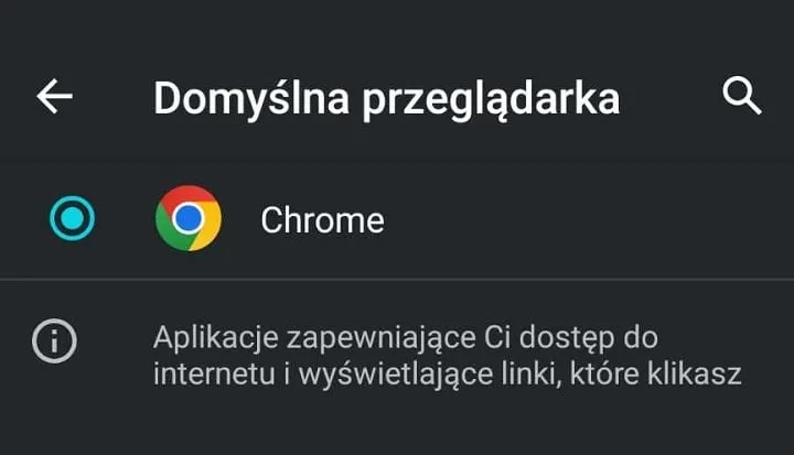 Jak łatwo ustawić Chrome jako domyślną przeglądarkę w Androidzie