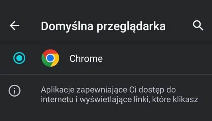 Jak łatwo ustawić Chrome jako domyślną przeglądarkę w Androidzie