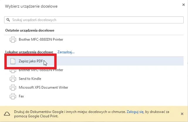 Jak zapisać stronę internetową w PDF - proste metody i narzędzia