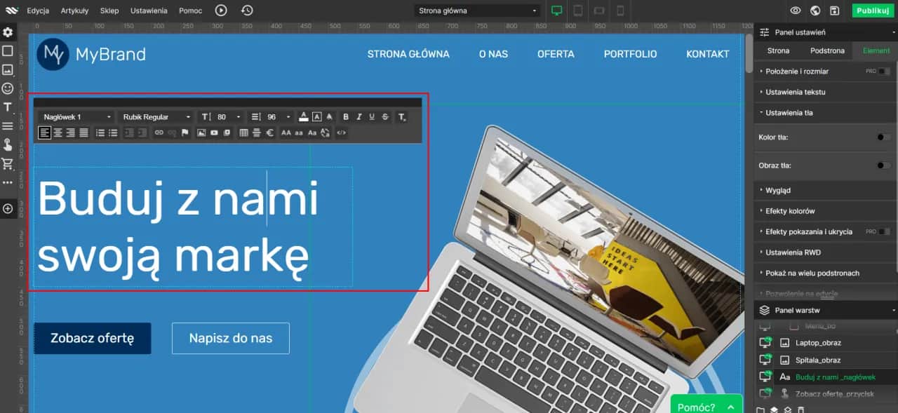 Jak zrobić własną stronę internetową bez kodowania - krok po kroku